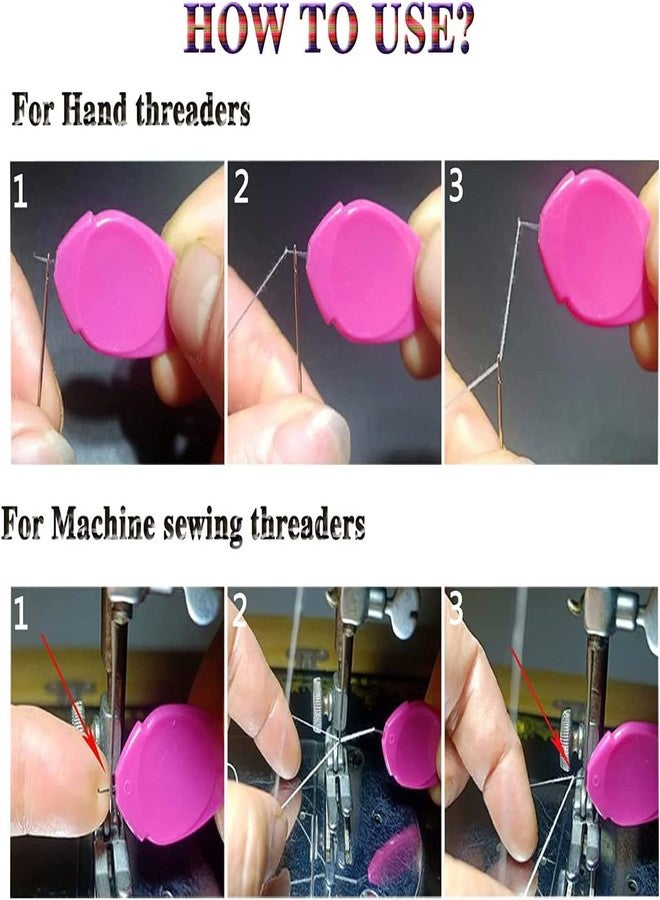 Gemsy 8 in 1 Combo 1 Big Seam Ripper | 2 Small Seam Ripper | 1 Thread Cutter | Inch Tape | Needle Threader 1, Threader, Loop Turner for Sewing - Image 2